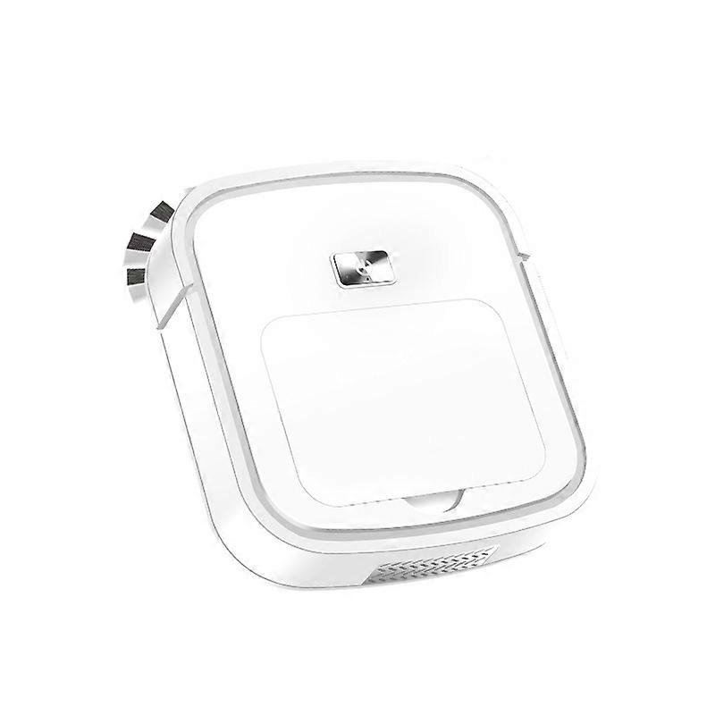 3 in 1 Smart USB Charging Sweeping Machine, Specification: Spray Type (Pearl White)