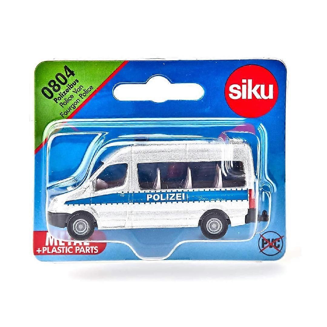 Siku 1:87 0804 Silver Police Van Model Vehicle