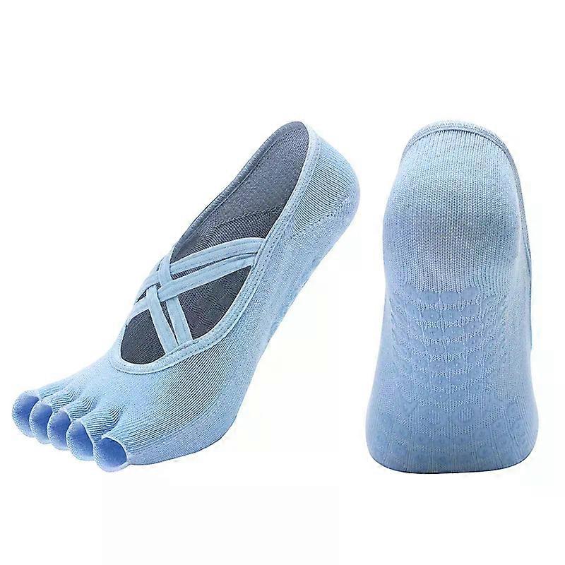 Yoga exercise socks 3 Pairs Professional Five Toe Yoga Socks