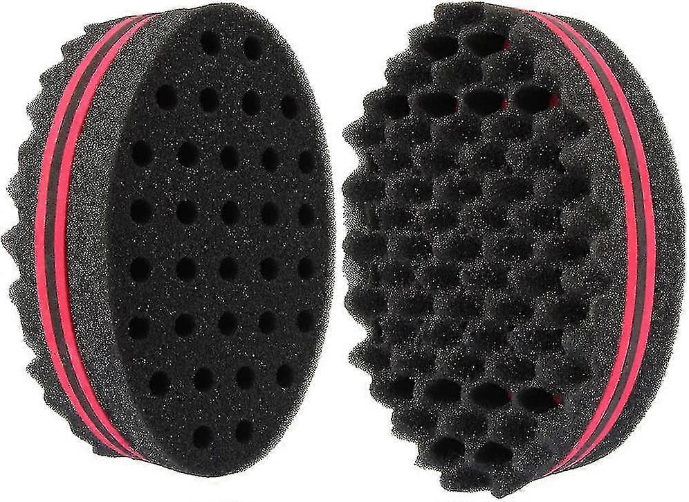 Double-Side Magic Twist Hair Sponge for Afro Braid Style