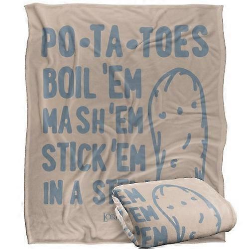 Lord Of The Rings Po Ta Toes Quote Blanket