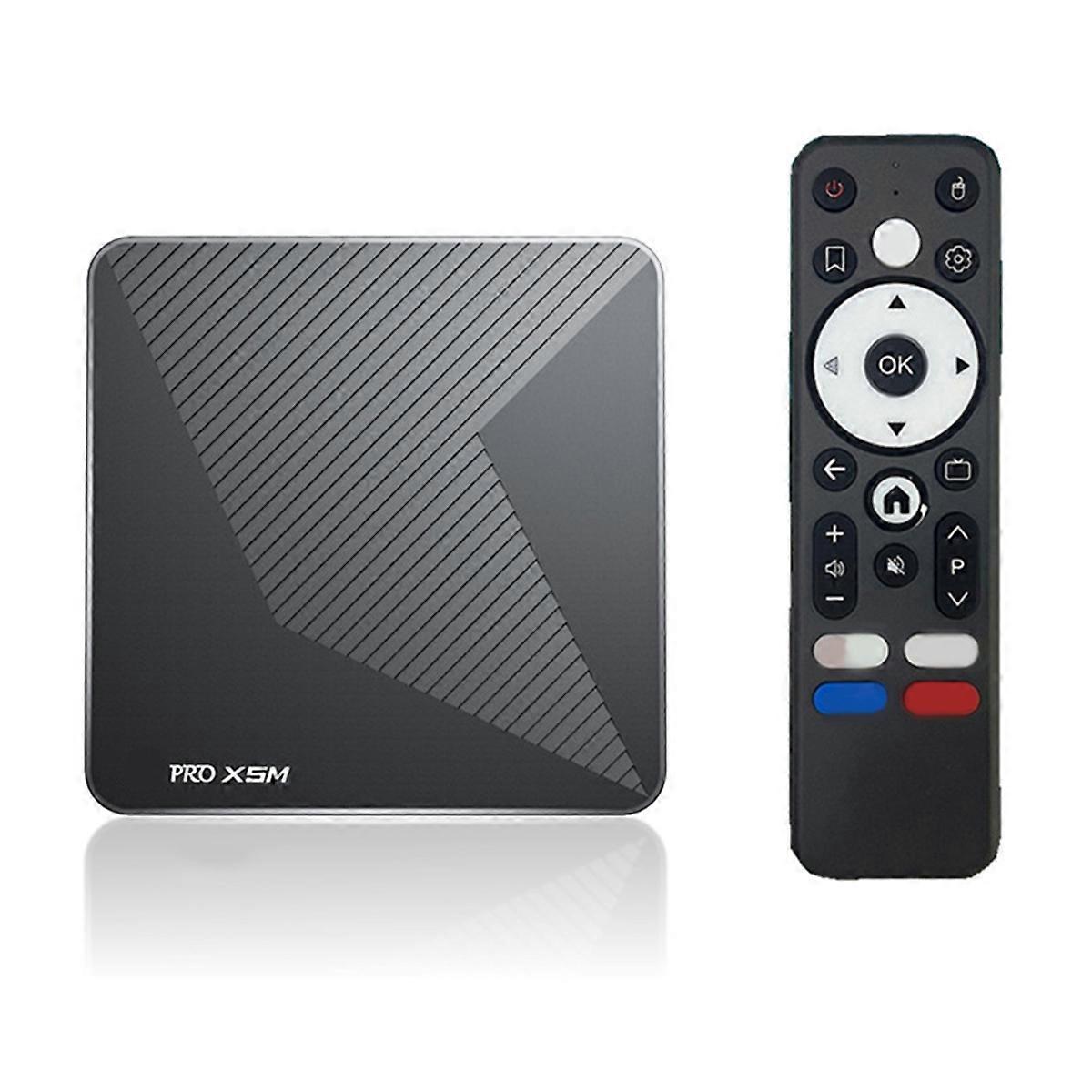 X5M Android 14 TV Box Voice Control 4K 60fps Amlogic S905X5M CPU HDR 8k 2.4G 5G Wifi6 BT5.0 1000M L