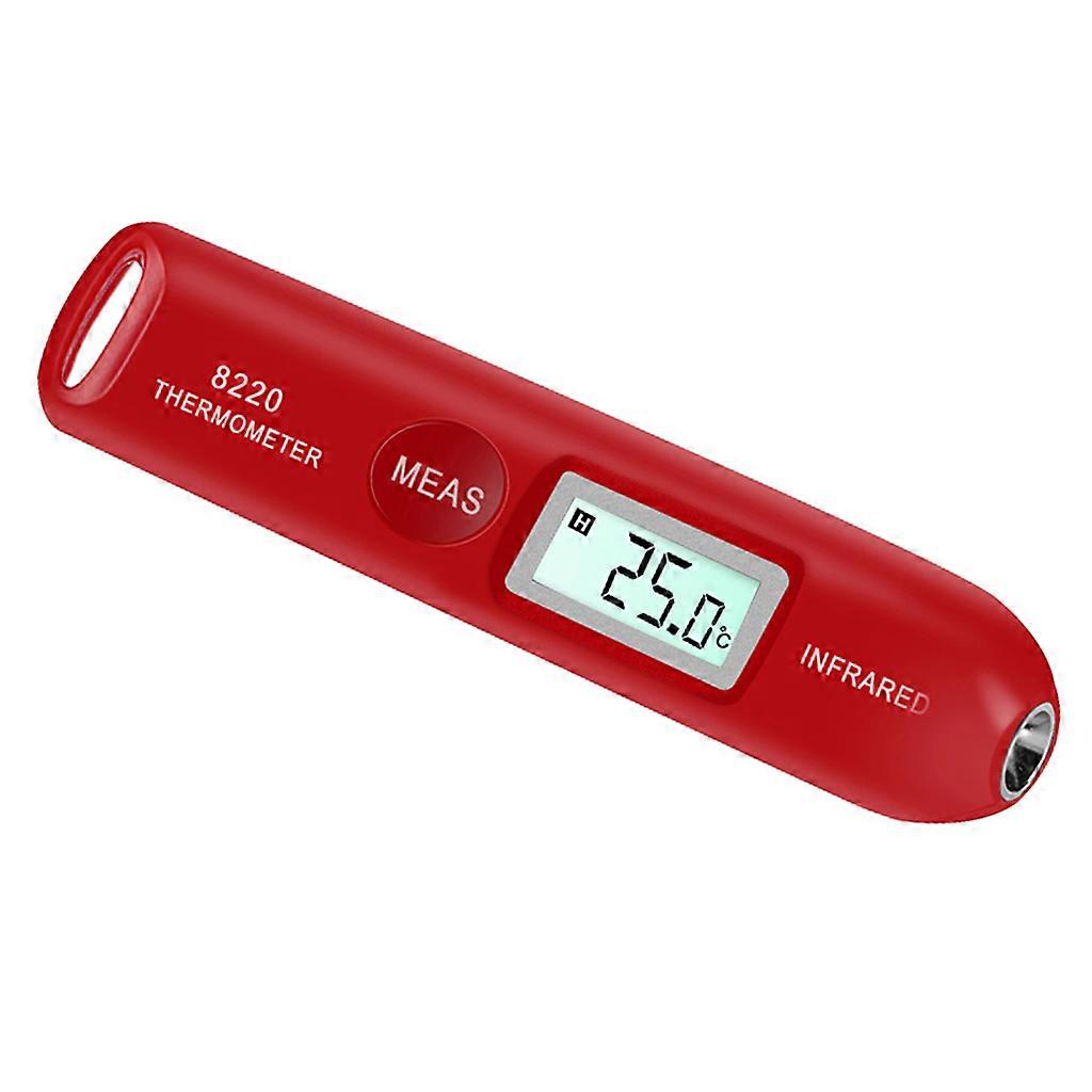 pratico termometro digitale a infrarossi termometro portatile a penna di temperatura per cucina cucina cottura di cibi cottura barbecue grigliate rosso