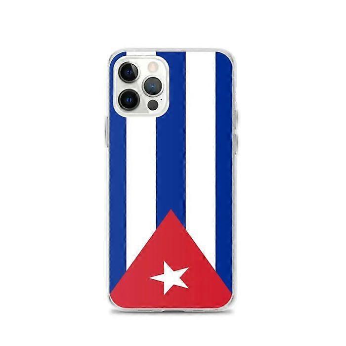 Phone Case - PIXELFORMA - Cuba Flag - Compatible with iPhone 12 Pro - Soft - Shockproof