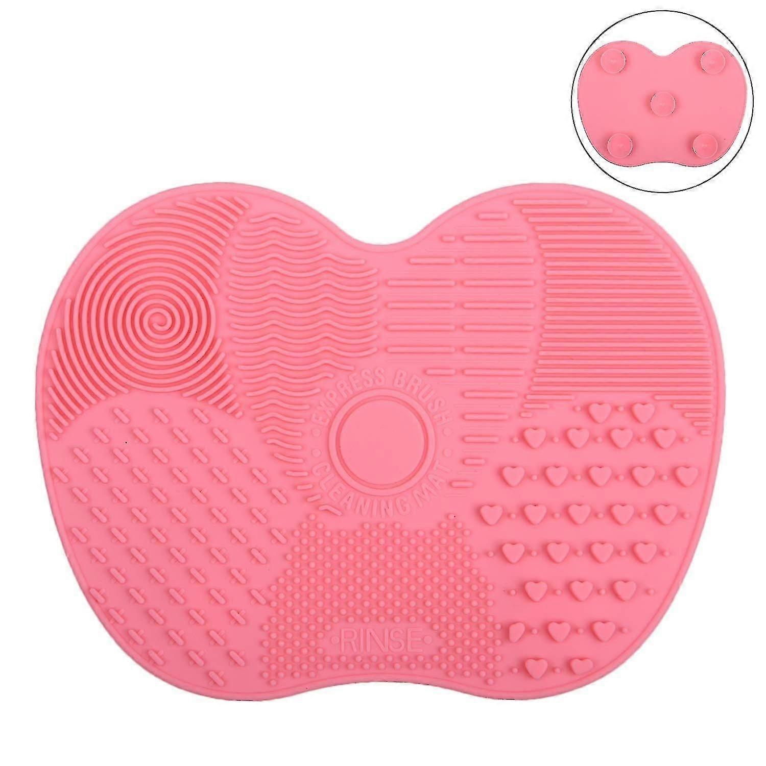 2Pcs Makeup Brush Cleaning Pad, Portable Makeup Brush Cleaning Pad With Suction Cup