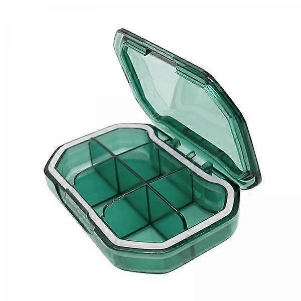 Compact Pill Storage Box with Compartments, Travel-Friendly And Water-Resistant