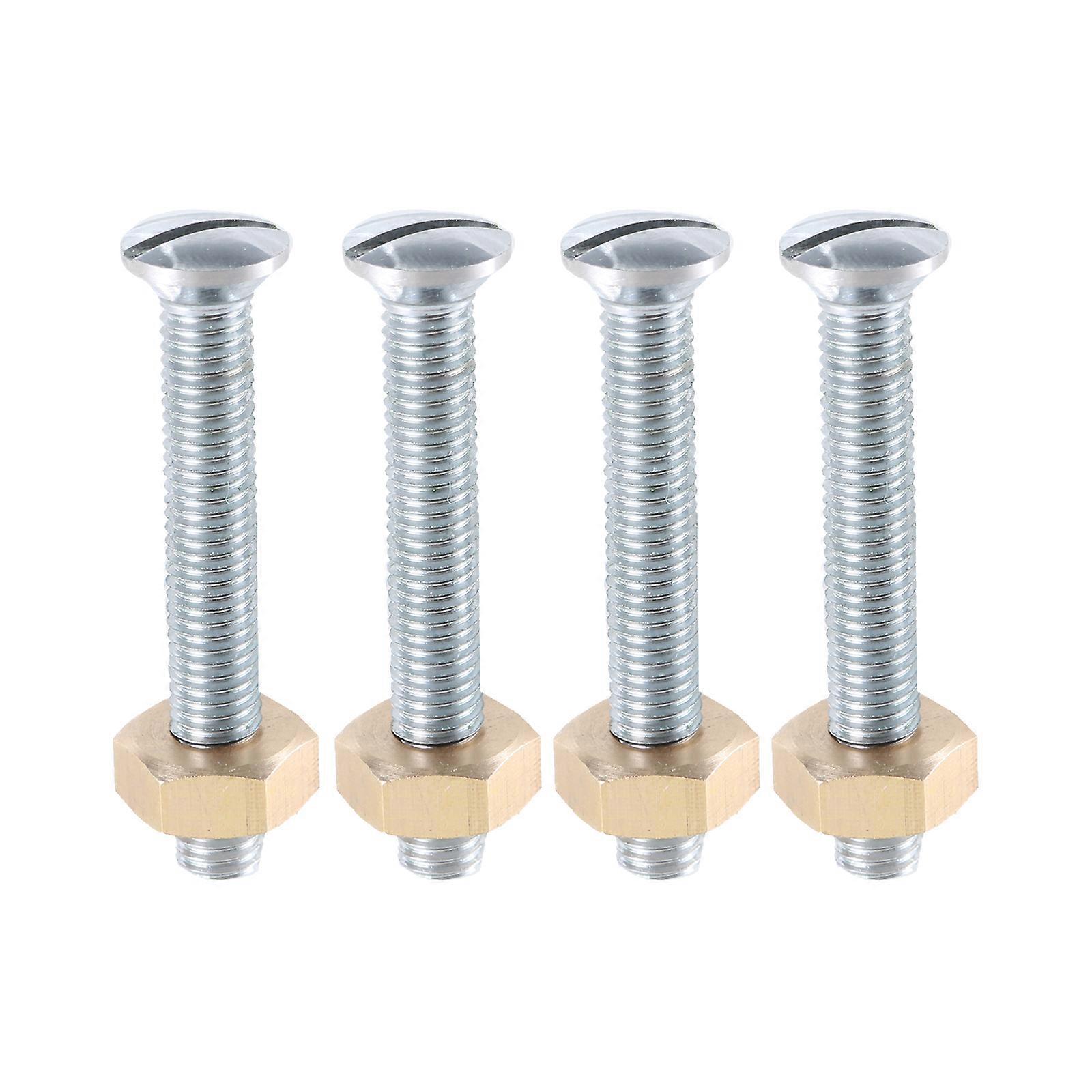 4Pcs Stainless Steel Screws Turntable Cartridge Mounting Panel Fixing Screws 6mm For Garrard 301 Turntable Repair