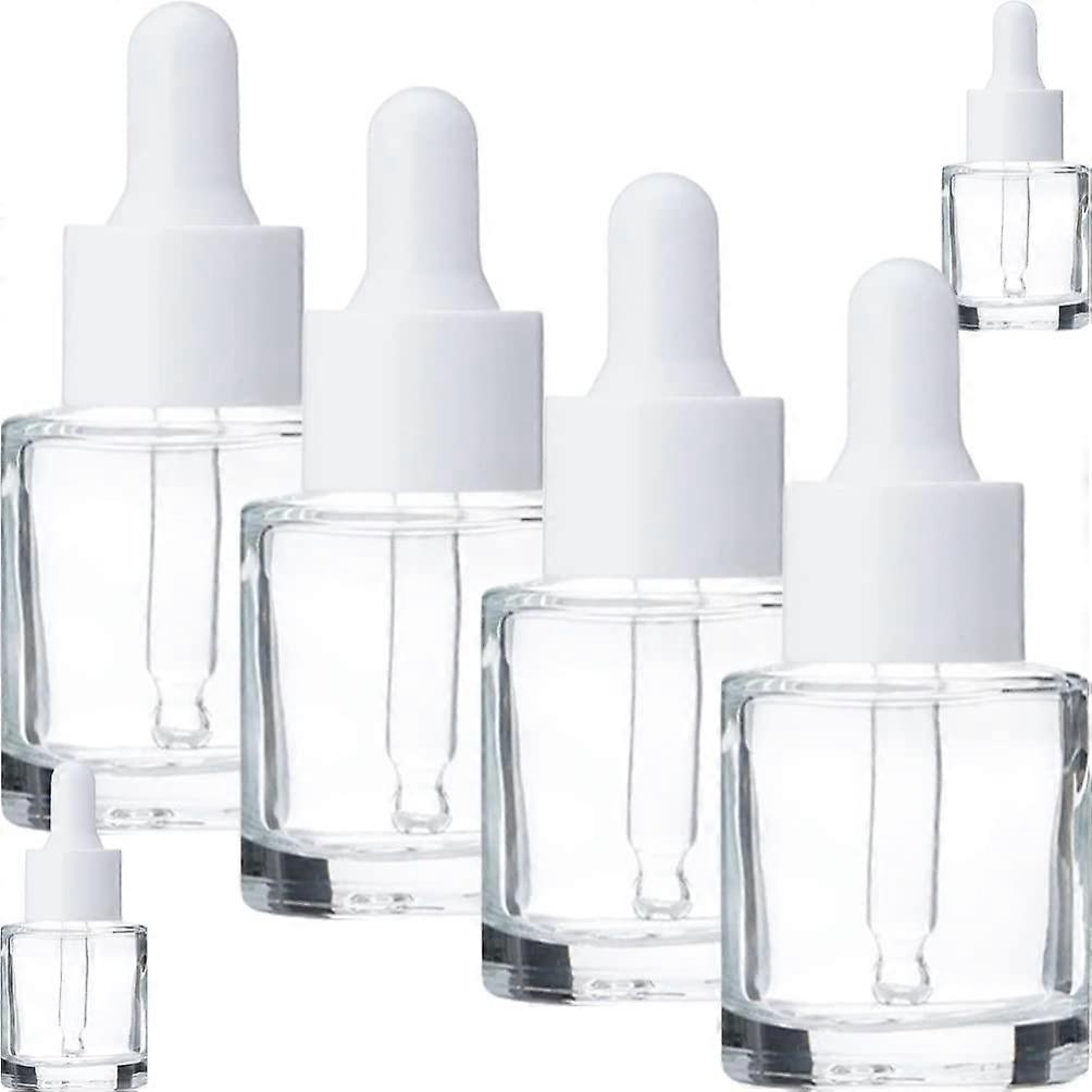 Essential Oil Bottles 6pcs Empty Glass Dropper Bottles Refillable Leakproof