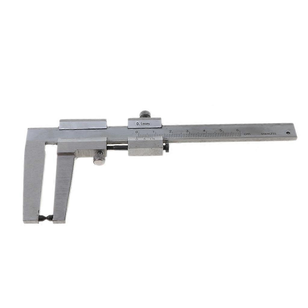 Measure Rule with Clear Scale Easy Carry Verniers Calipers For Brake Disks Measuring Tool Ranges 0-60mm