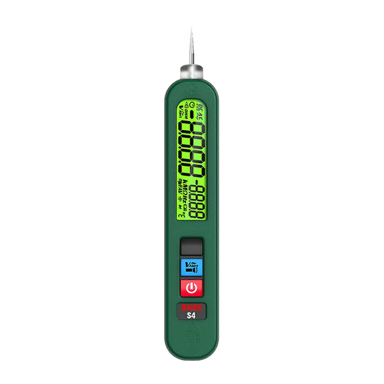 12-300VAC Voltage Tester NCV Live Wire Temperature Detector with Backlit Buzzer Alarm Voltage Testing Pen