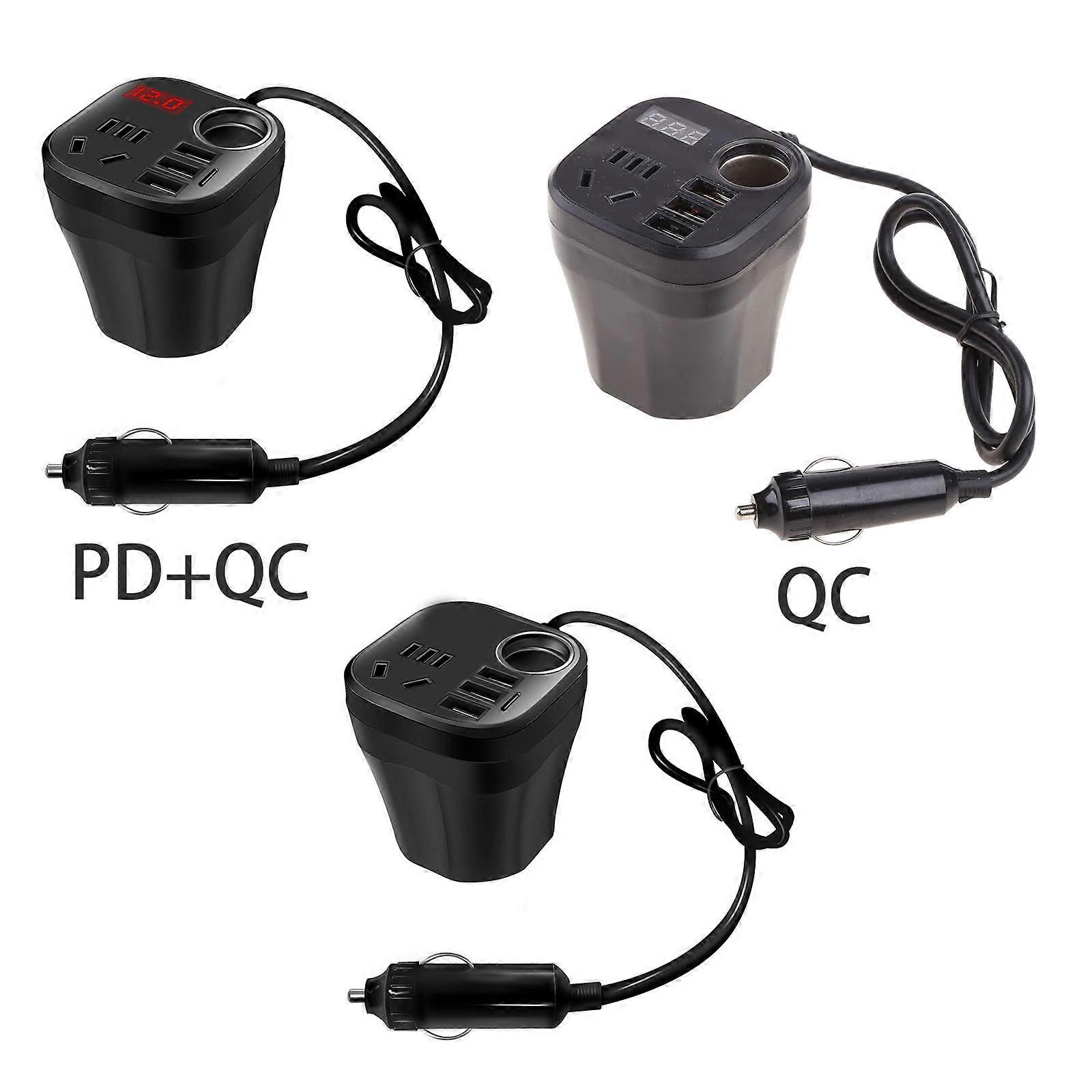 150W Car Power Inverter 12V to 220V Digital Converter Auto Charger Converter Adapter Modified Sine Wave Universal Socket