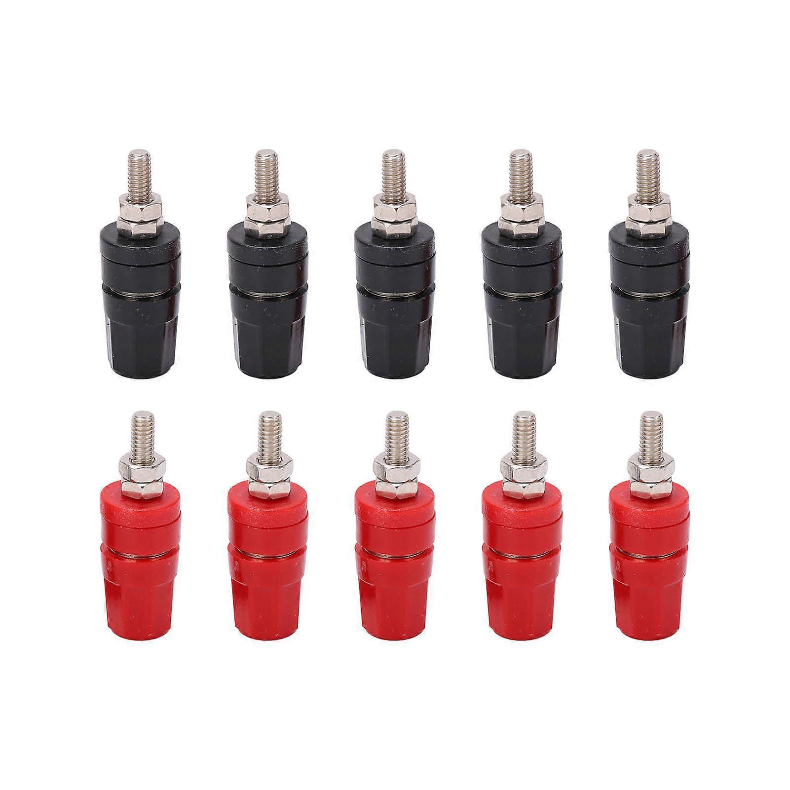 High quality Terminal M4 thread 4.00mm connection hole red and black electronic instrume