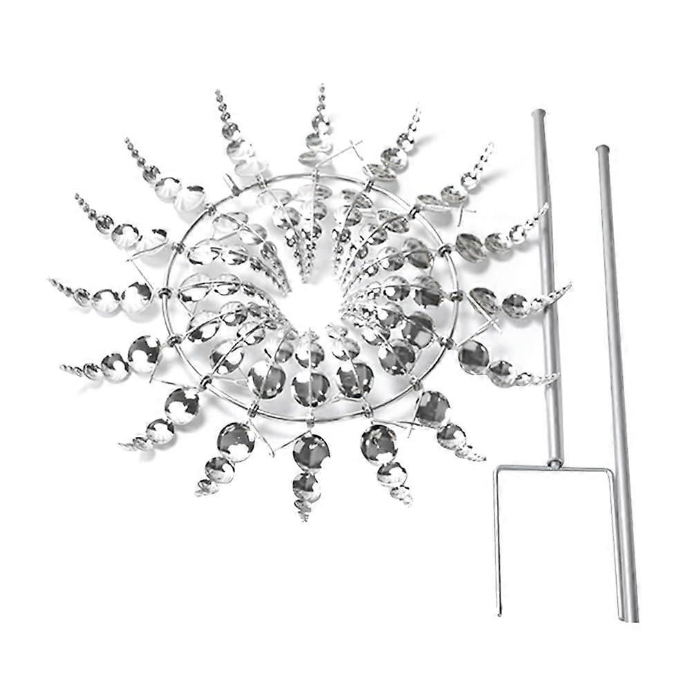 Outdoor Garden Spinner Metal 30cm Wind Sculptures for Yard Decoration