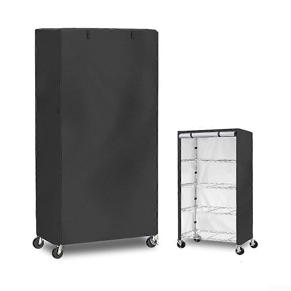 210D/420D Garden Storage Cover, Dust and Rain Resistant, 123 x 46 x 183 cm, Durable Outdoor Shelf Protector