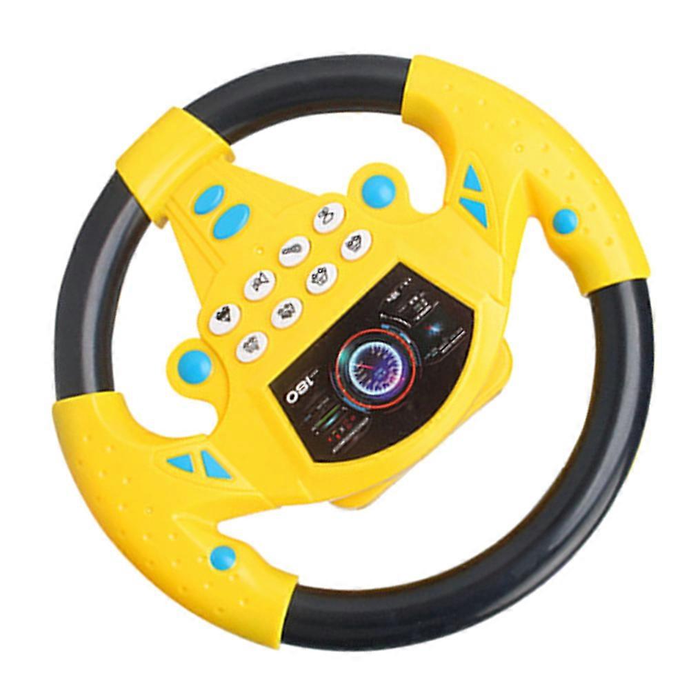 Lightweight Rotating Steering Wheel for Car Driving Simulators – Interactive Family Fun, Skill Development, Portable Design for Travel and Home Use