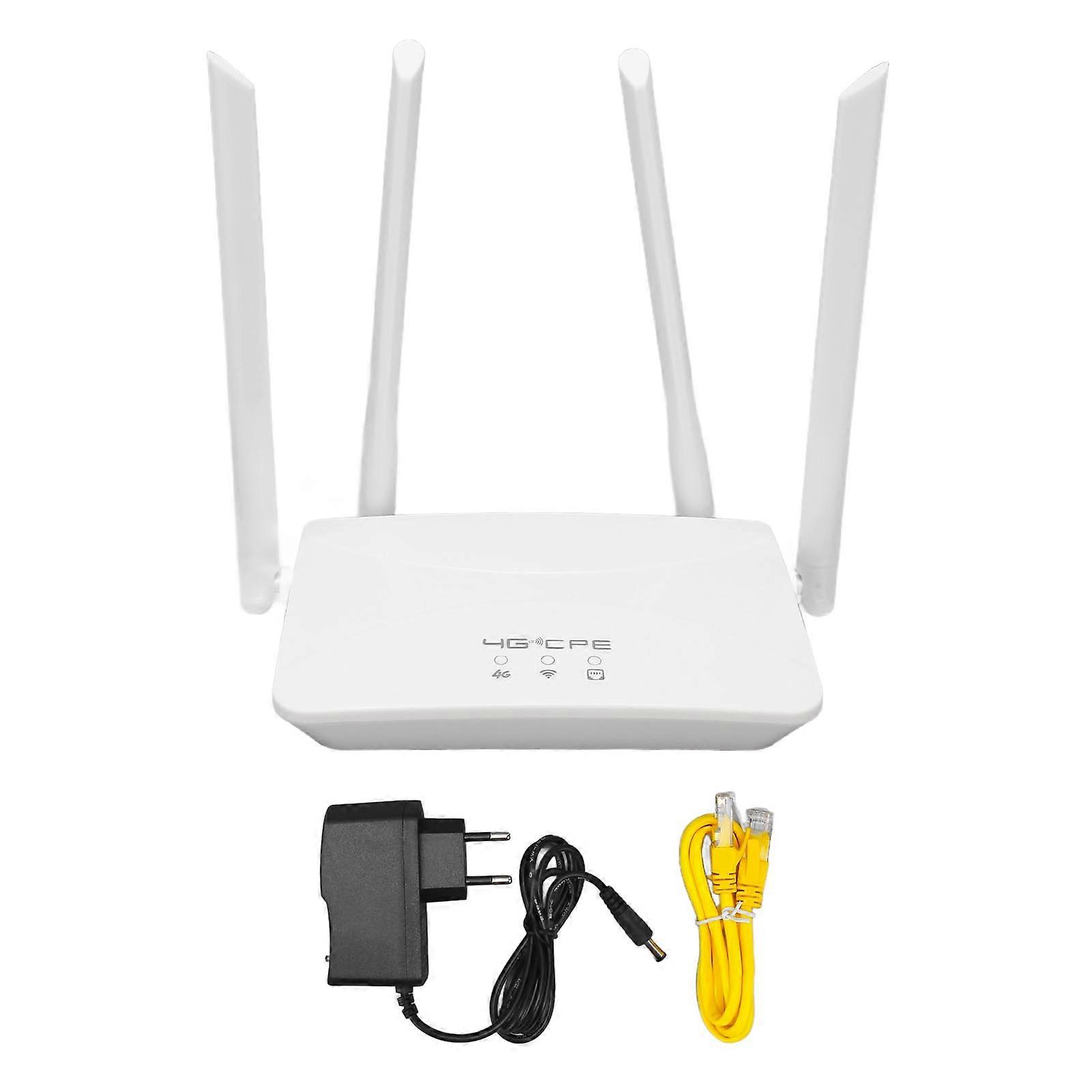 4G LTE Wireless Router 300Mbps Mobile WiFi with 4 Antennas for Asian Area EU Plug