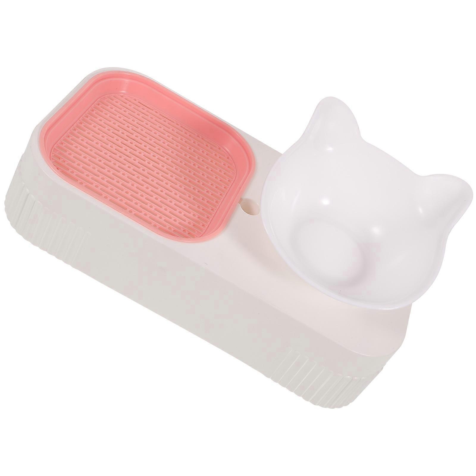 Multi Functional Cat Grass Feeder Large Capacity Plastic Pet Bowl for Easy Cleaning & Food Serving