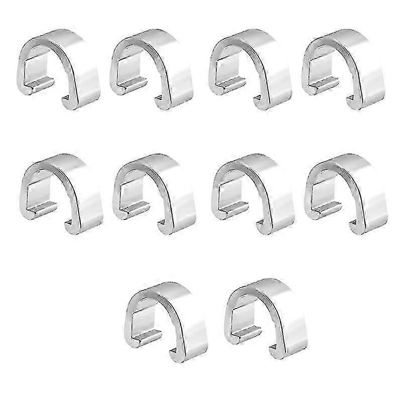 10 Pieces Bicycle Brake Cable Clip Fixed Clamps for Derailleur Shifts Cable Management