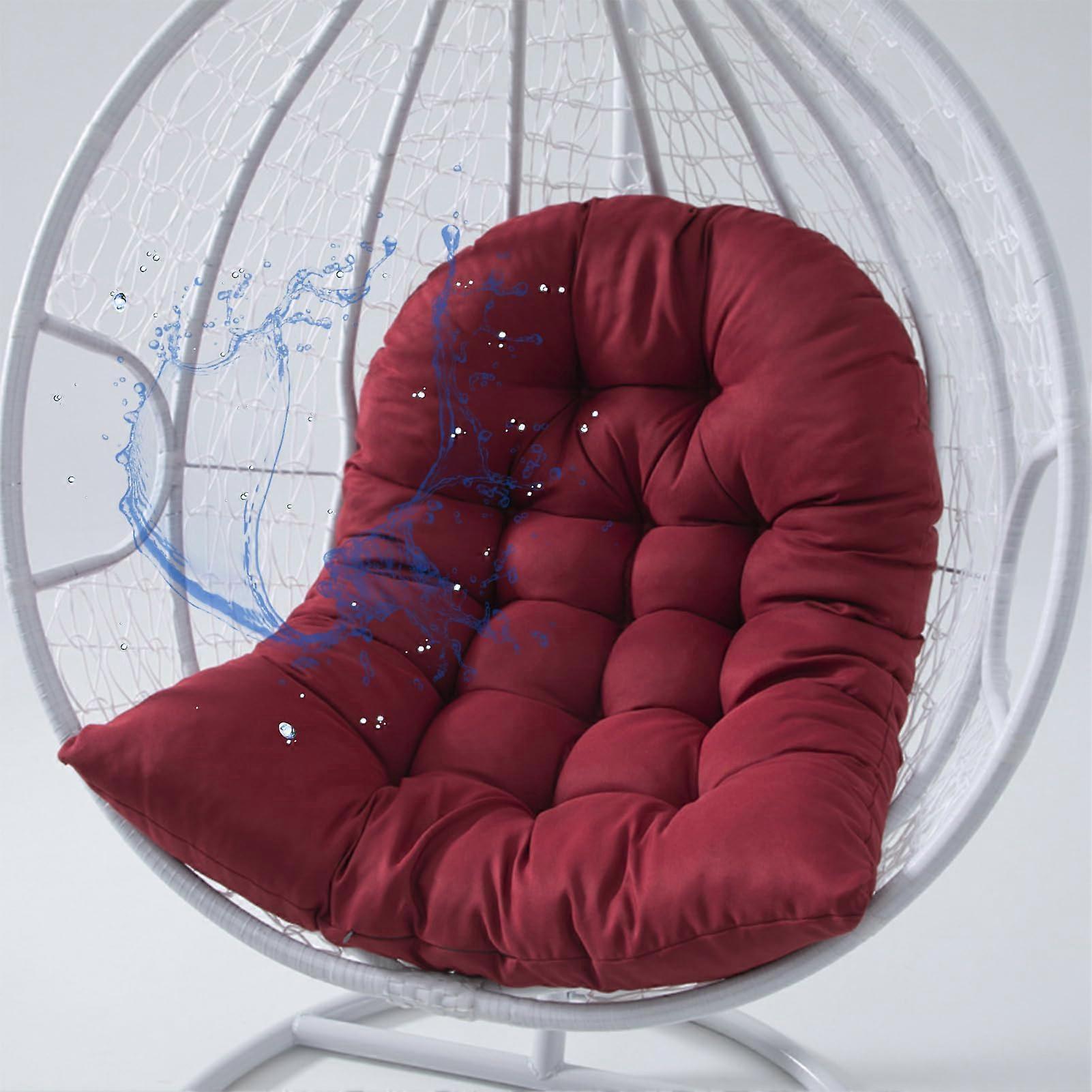 Seat Cushion Waterproof for Car Seats, Generic Replacement Cushions for Hammock Chairs and Swing Baskets, Red