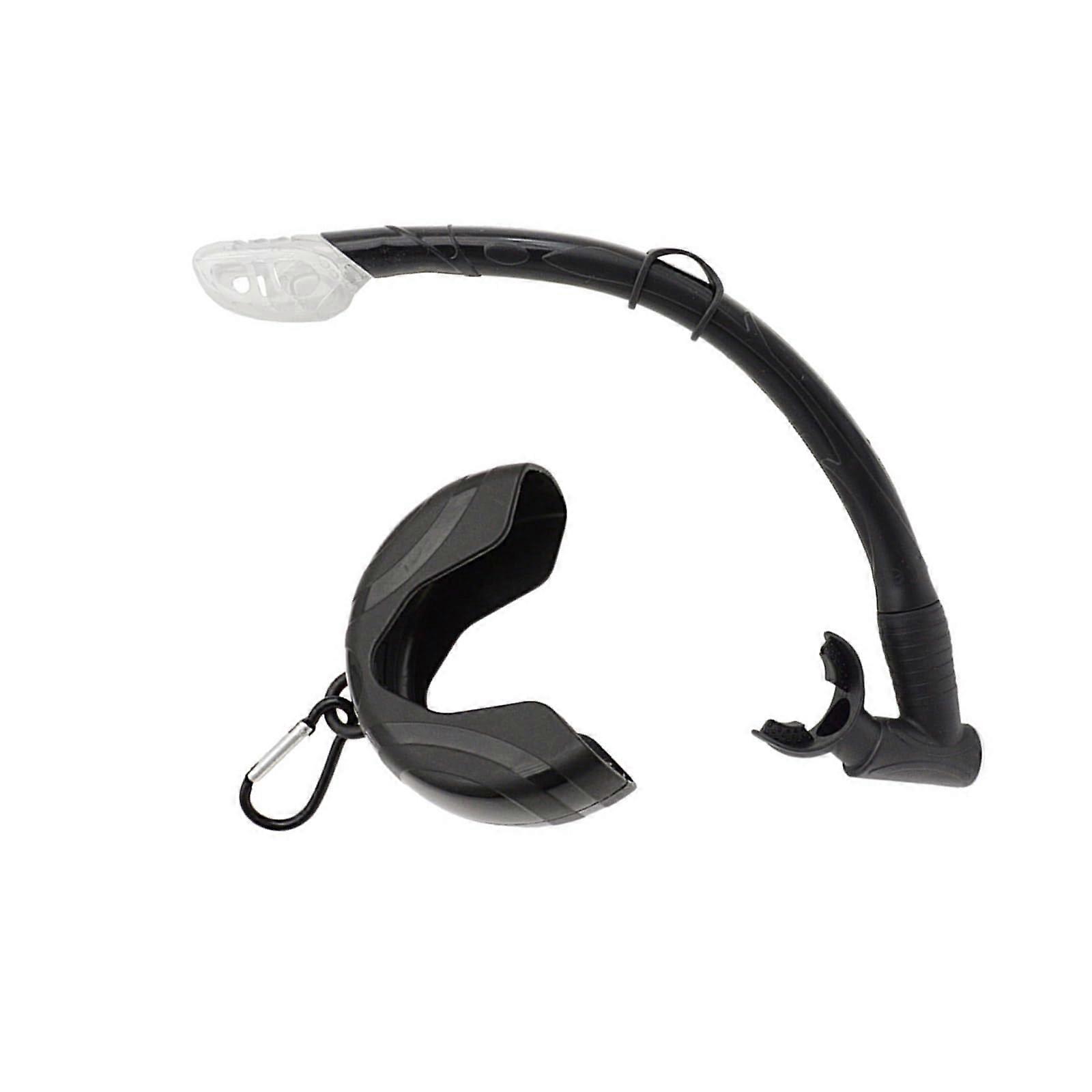 Flexible Rolls Up Snorkels Silicone folding snorkels With Compact Storage Case Freediving