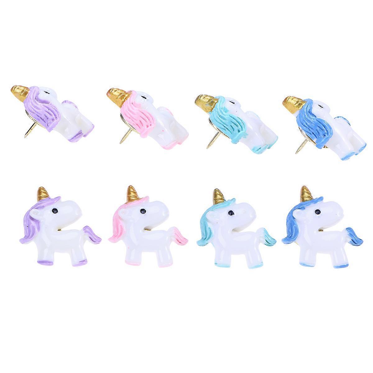 Creative Push Pin Decorative Thumbtacks For Calendars Whiteboards Dorm Room Use Random Color 24Pcs