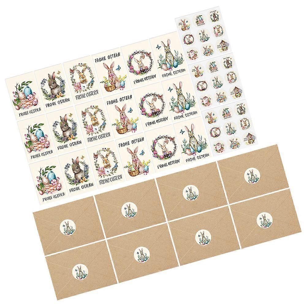 Blessing for Kids Easter Themed Greeting with Envelope Stickers Surprise present 1Set