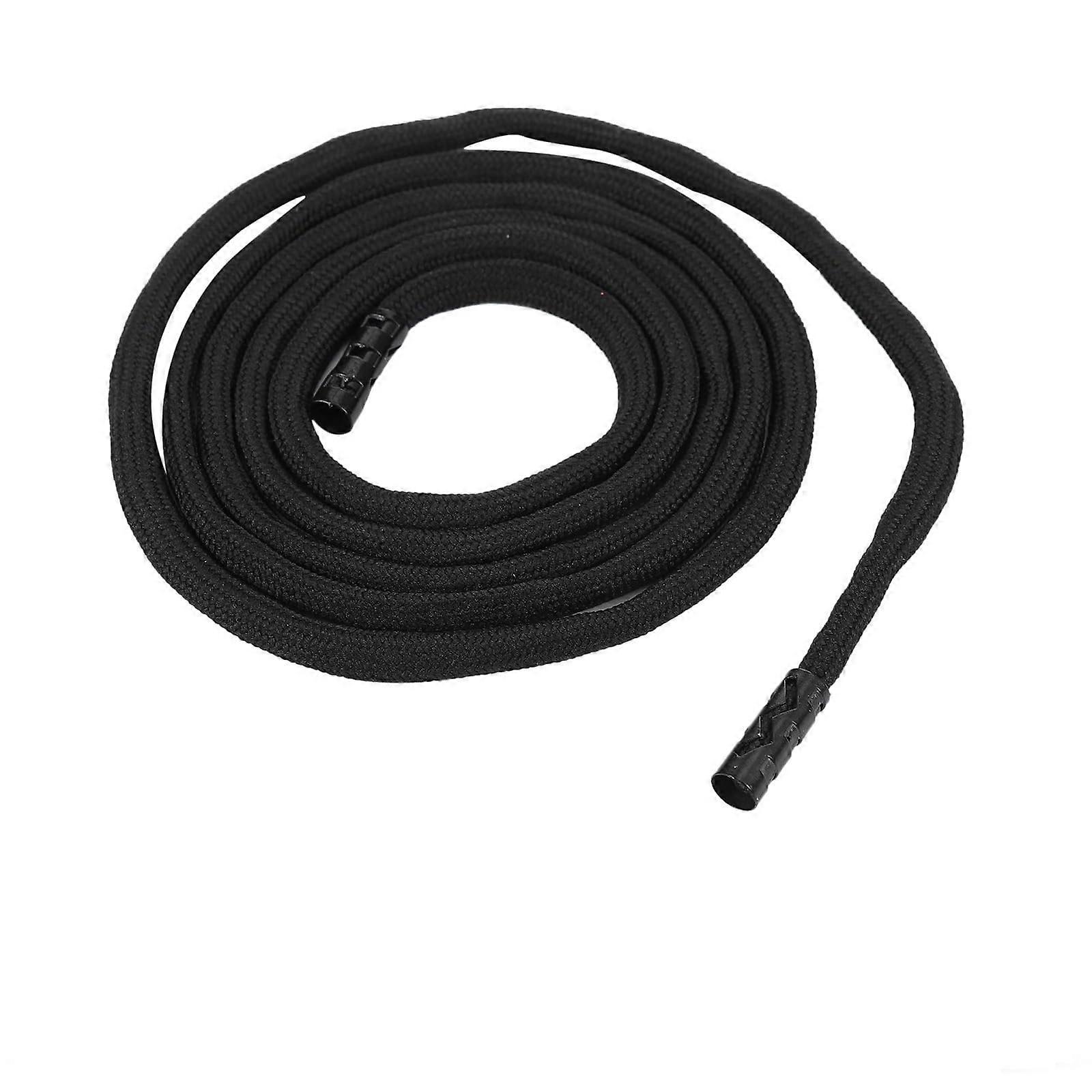 Replacement drawstring hoodie cords, 10 pieces, stretch waistband shorts, polyester cords 130X0.5CM black