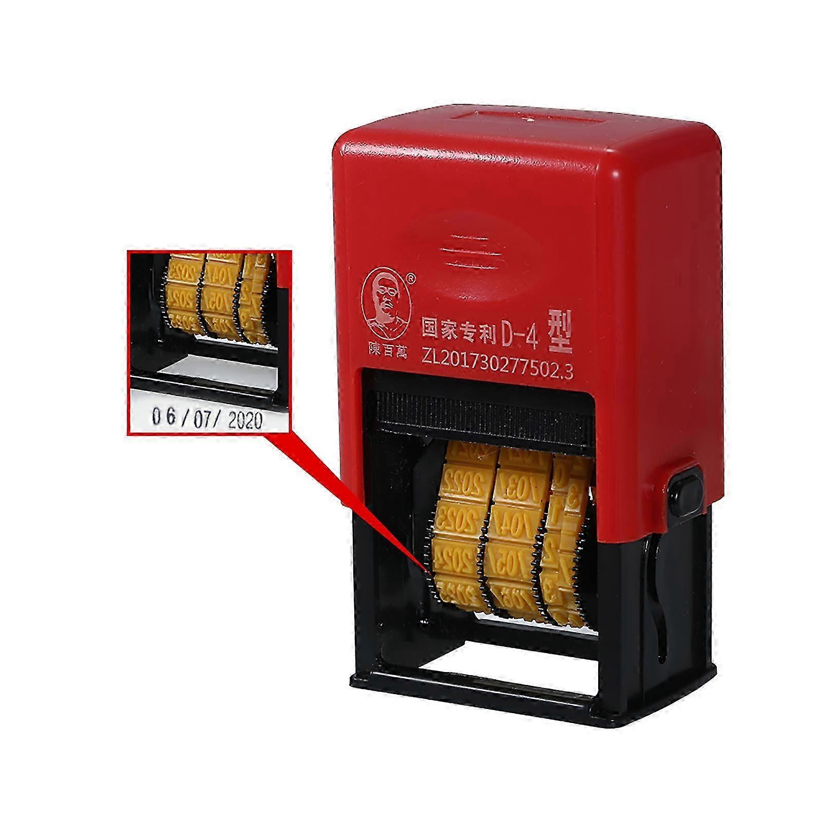 Portable Quick-Dry Ink Date Stamp Printer for Food Packaging