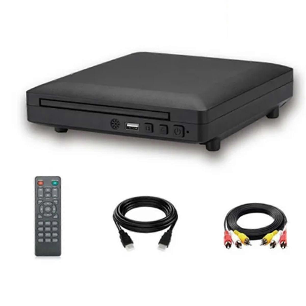Portable DVD Player External USB and HDMI-Compatible Port Support CD VCD DVD Disc Used in Home Trave
