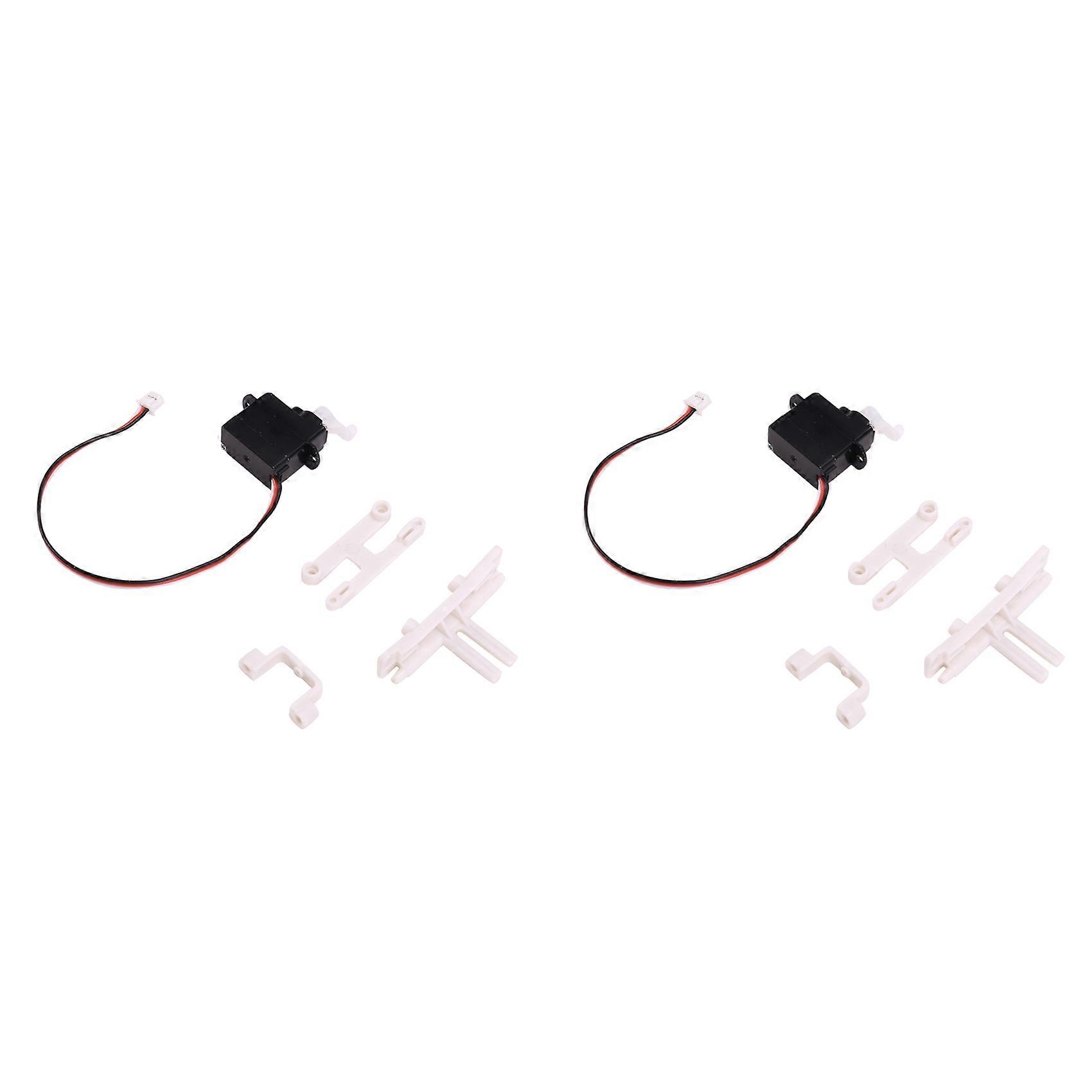 2X RC Toy Helicopter Upgrade C138 Steering Gear Bracket Kit for RC ERA C138 Bell 206 1:33 RC Toy Hel