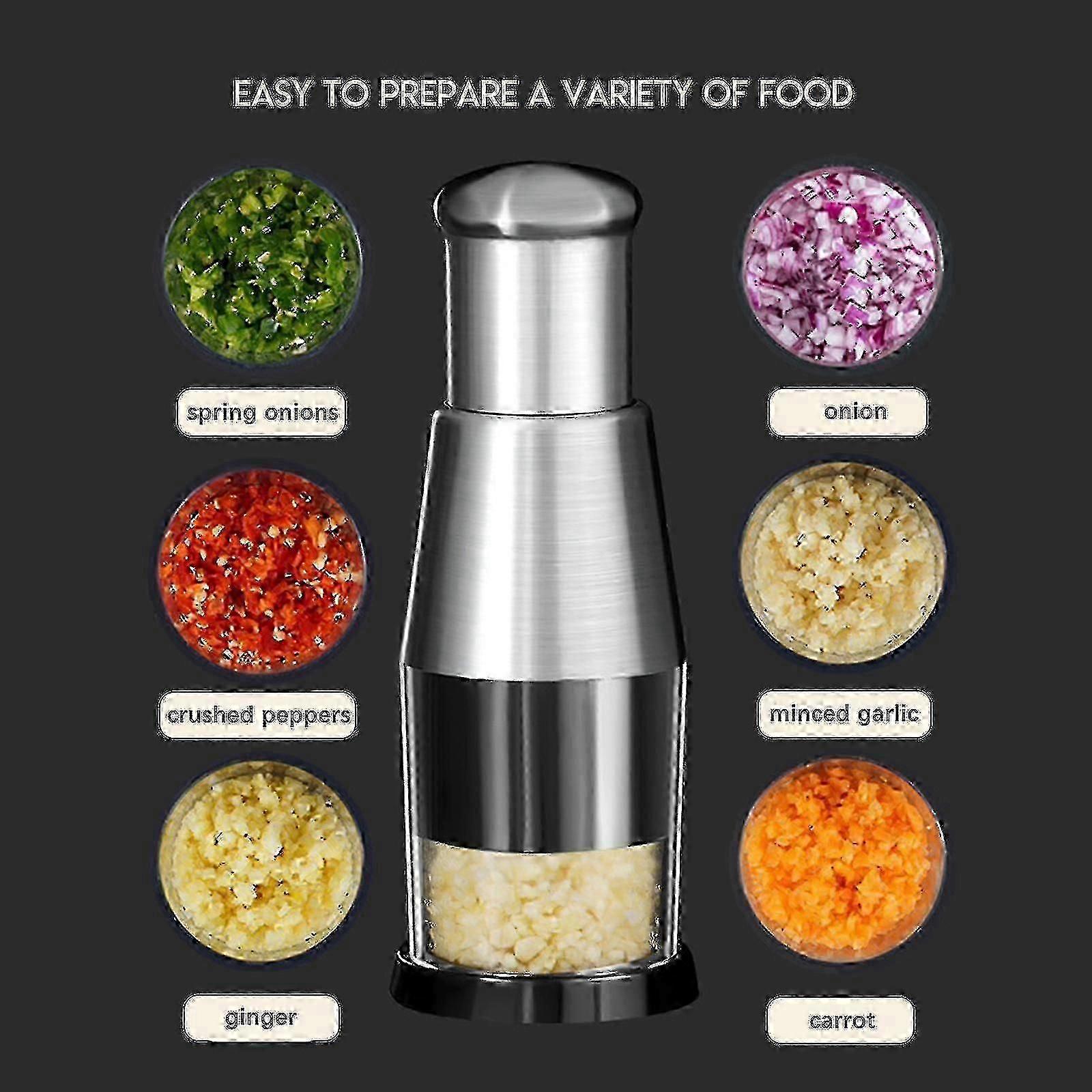 2025 Latest Model Pressed Garlic Chopper Food Chopper Multifunctional Manual