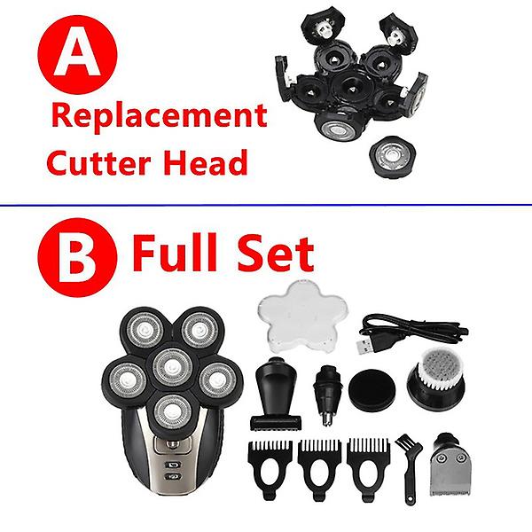 Usb Rechargeable 6d Rotary Electric Shaver