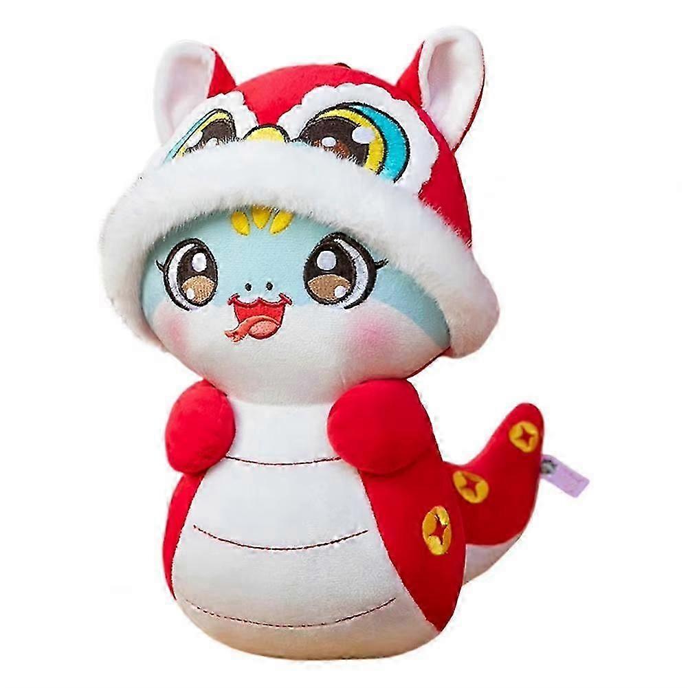 2025 Snake Year Plush Toys Chinese New Year Snake Mascot Doll Cartoon Cute Plush Dolls Spring Festivals Ornament Home Decor