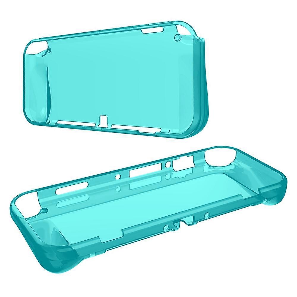For Nintendo Switch OLED TPU Clear Protective Case Game Console Anti-drop Shell