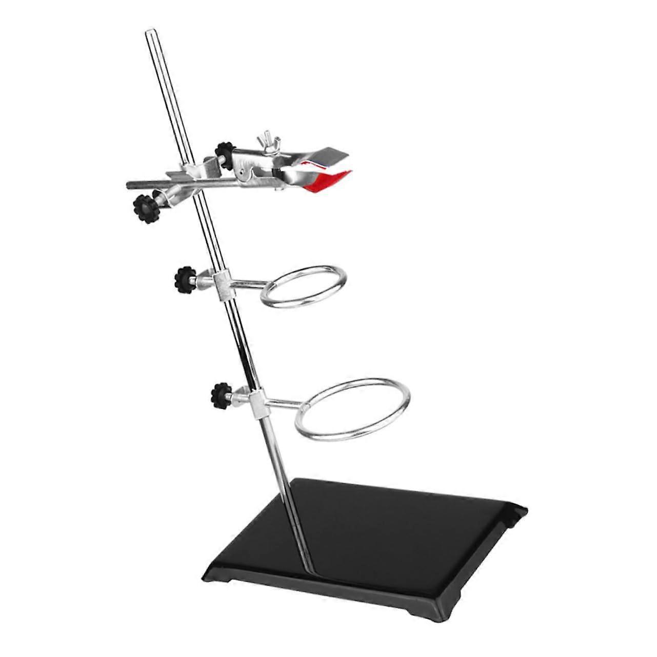 Iron Stand Frame Lab Clamp Stand Test Tube Clamps Ring Clamp Funnel Holder Clamping Blocks Metalware