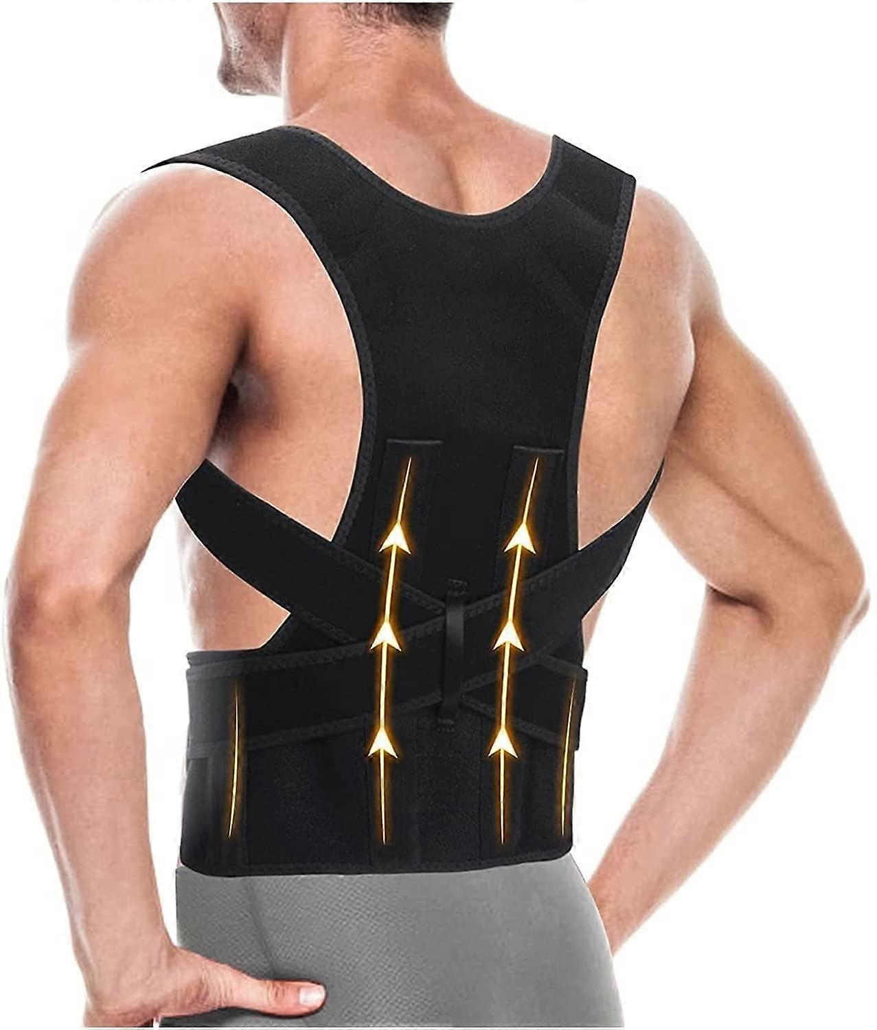 Invisible Posture Corrector for Back, ShoulderLumbar Spine, Adjustable, Relieves Pain