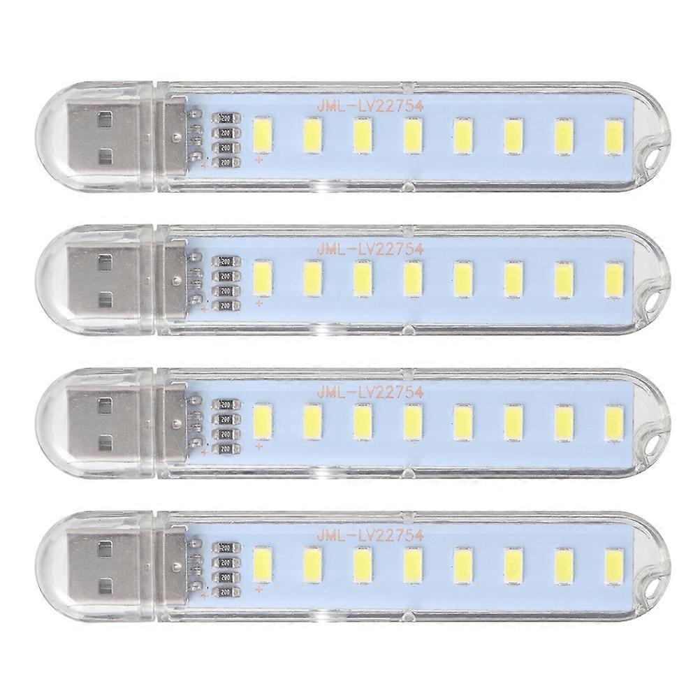 4pcs Multi LED Night Light for Home Use Small Desk Lamp with Plastic Material