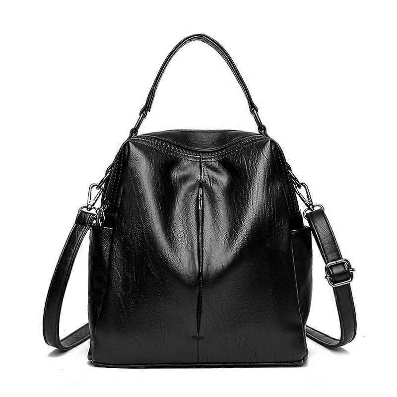 Ladies' crossbody, single-shoulder and double-shoulder bag, categorized storage, fashionable style made of PU material
