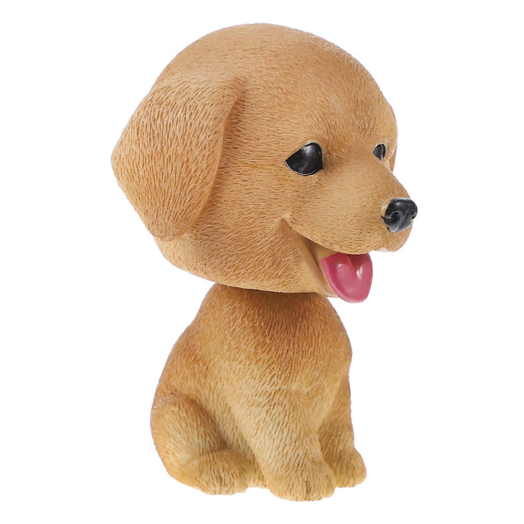 Dog Jewellery Nodding Dog Car Decoration with Shaking Head for Dashboard and Desktop Ideal for Dog Lovers