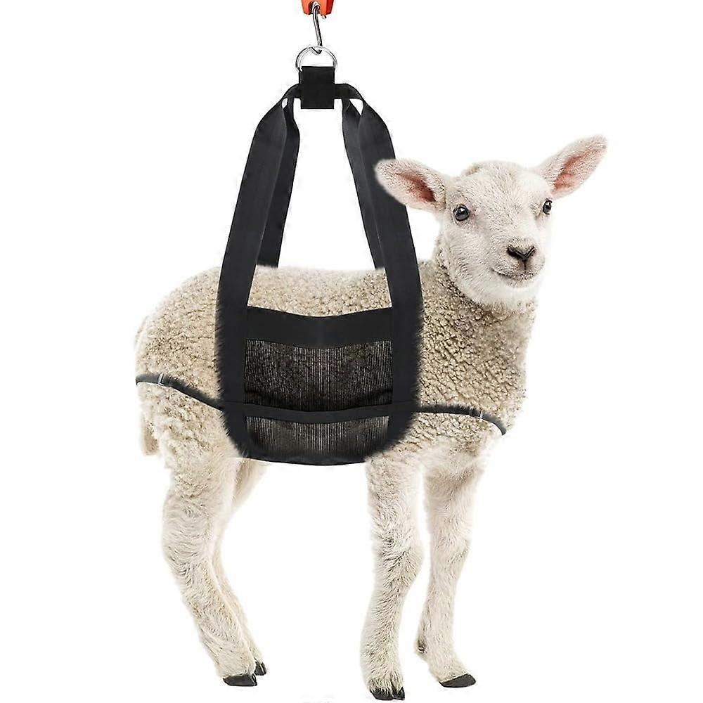 Harness for small animals, harness for weighing harness for livestock with adjustable strap for weighing small animals