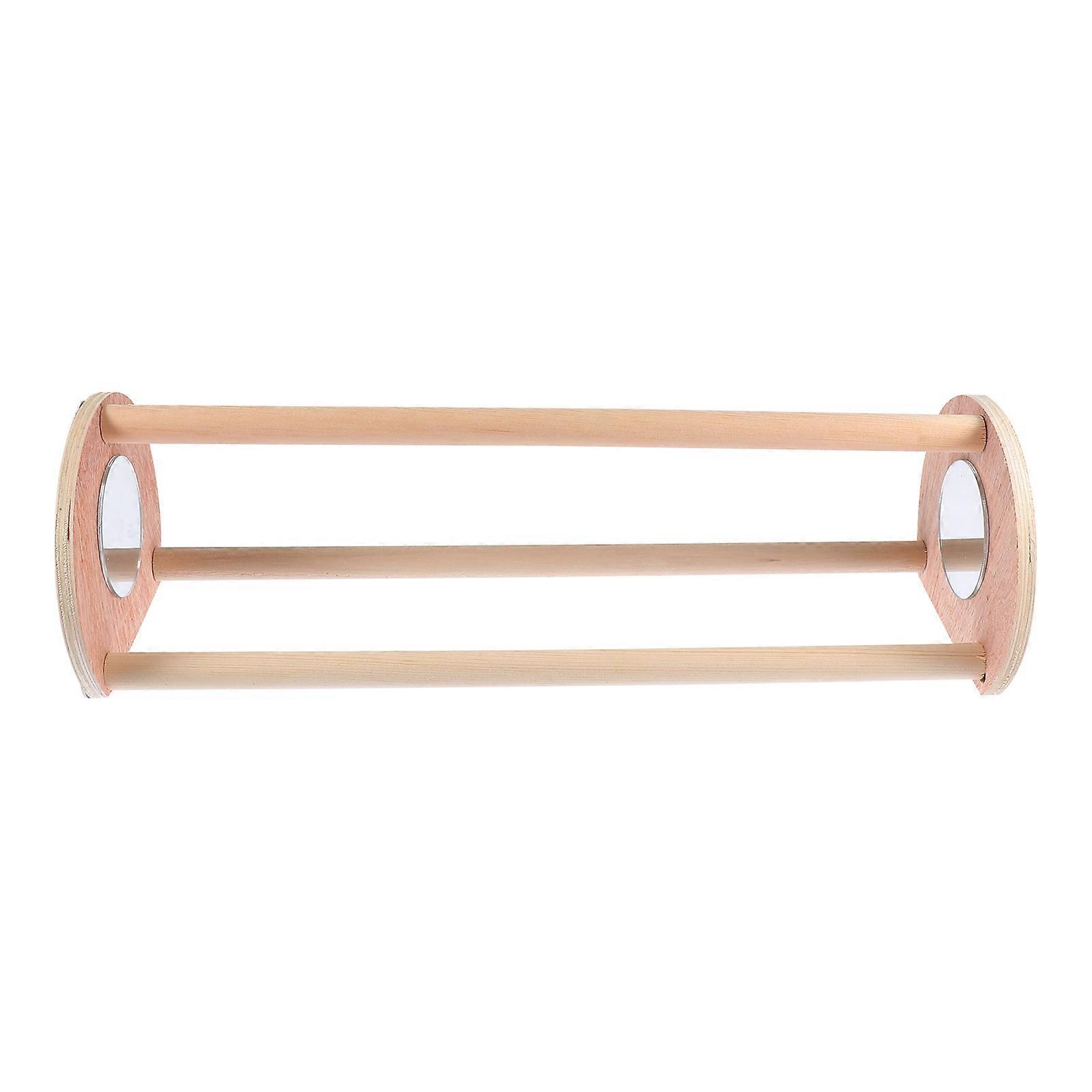 Brown Chicken Perch Rack for Pet Birds Made of Synthetic Material Well Polished Smooth Surface 1PC