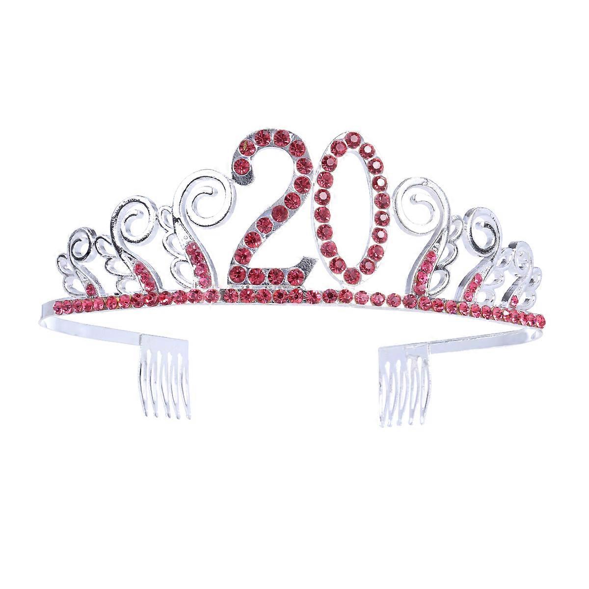Birthday Queen Headband Girls Wavy Shape Multi Color Alloy Material 1Pack