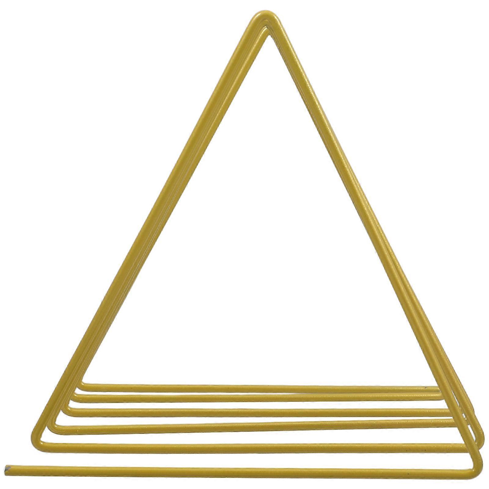 Book Organizer For Desk Triangle File Organizer Study Room 9.1×6.7×6.5in File Sorting 1Set