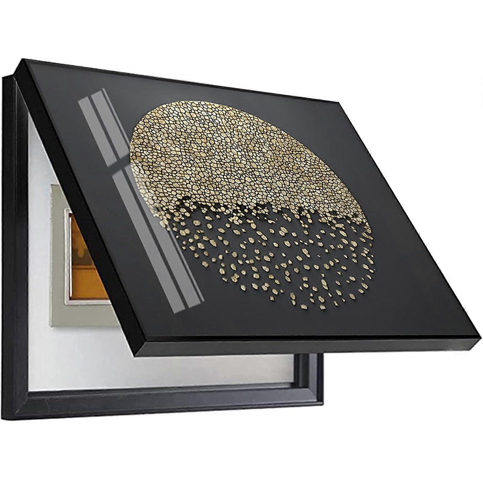 Modern decorative meter box, Removable electric meter cover, 80*60cm 002