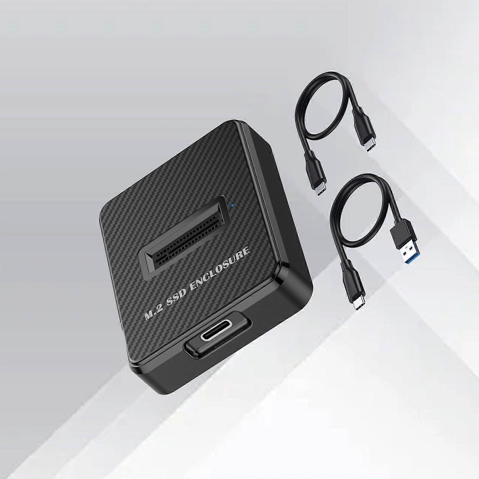 M.2 NVMe & SATA to USB C Docking Station M Key B+M Key Reader Writer Adapter qpd