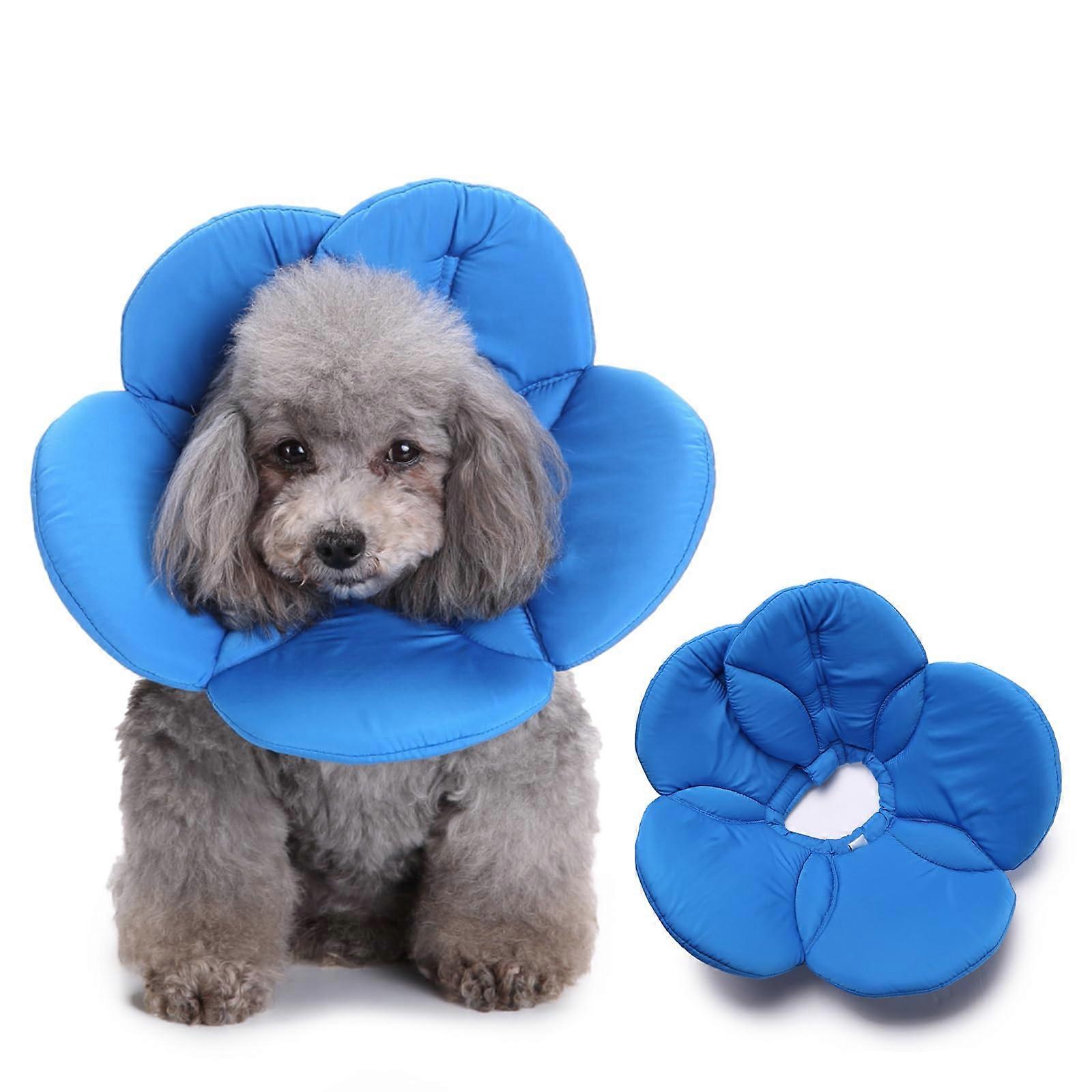 Adjustable Cat Collar, AntiLick Protective Collar, Recovery Soft Cone Collar for PostSurgery and Injuries for Puppies, Dogs, and Cats (S)