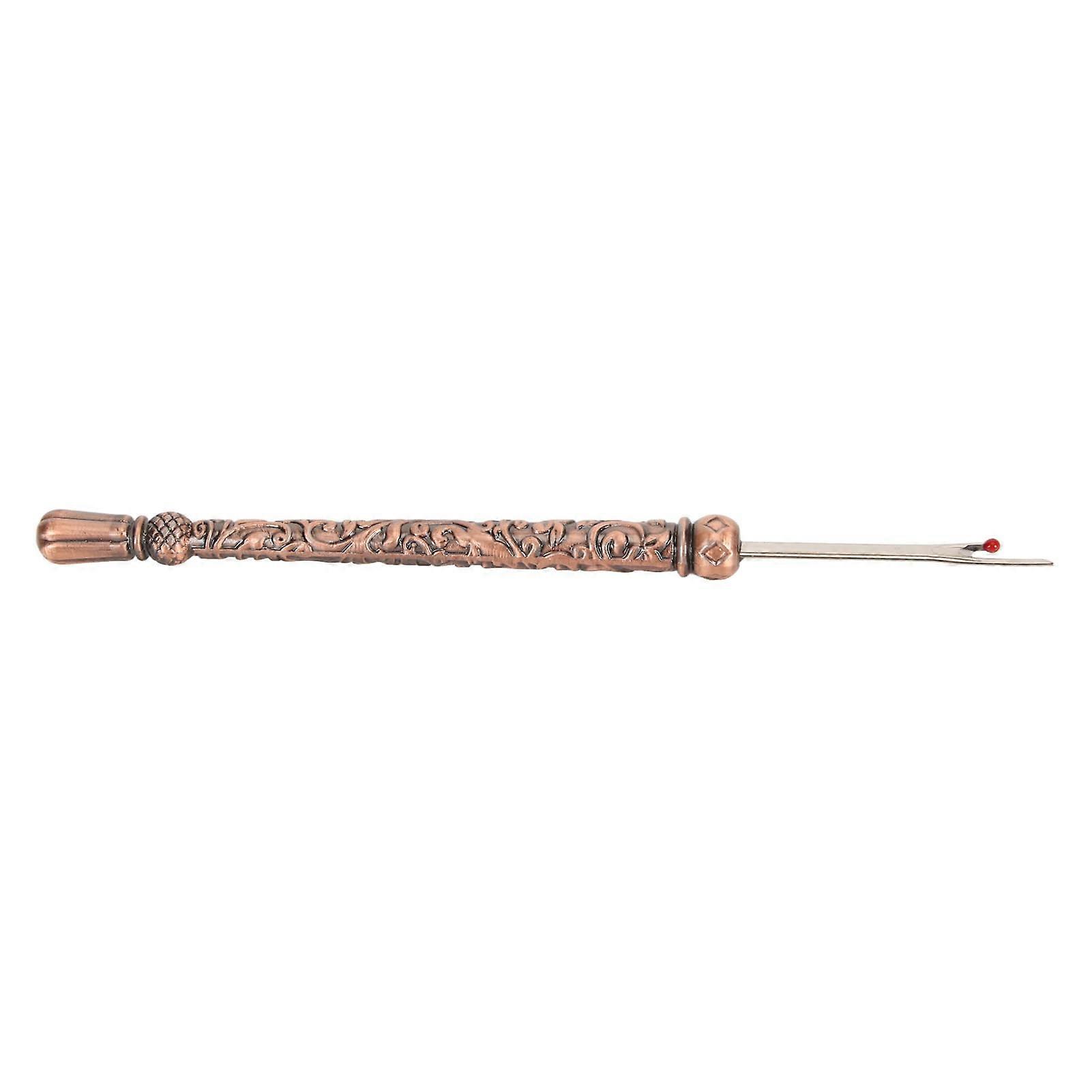 Vintage Seam Ripper Tool, Multifunctional Alloy Design with Non-Slip Grip, Ideal for Stitch Removal, Thread Trimming, and Buttonhole Opening