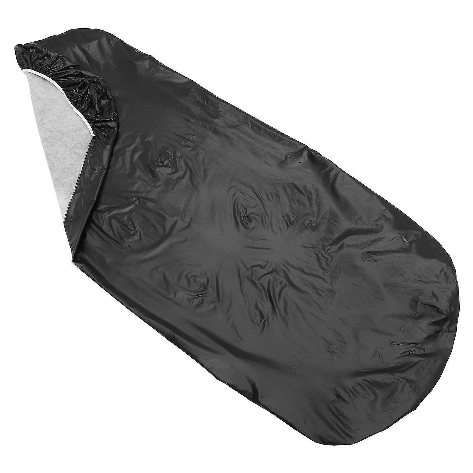 Waterproof Elastic Table Covers Fitted Tablecloth For Picnic Party Banquet Black 1Pack