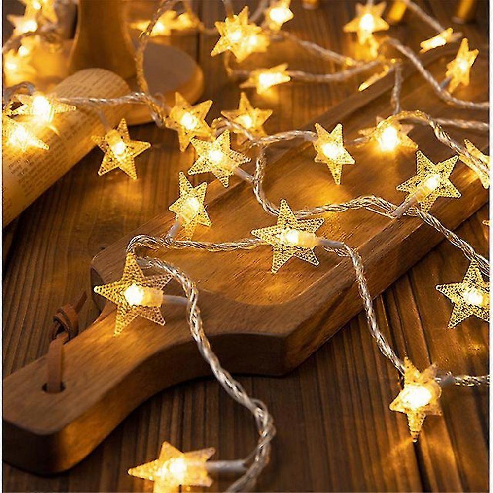 Christmas Tree Snowflake Led String Lights Banner Christmas Decoration 2024 For Home Navidad Xmas Tree Decor Light Year 2025 jy