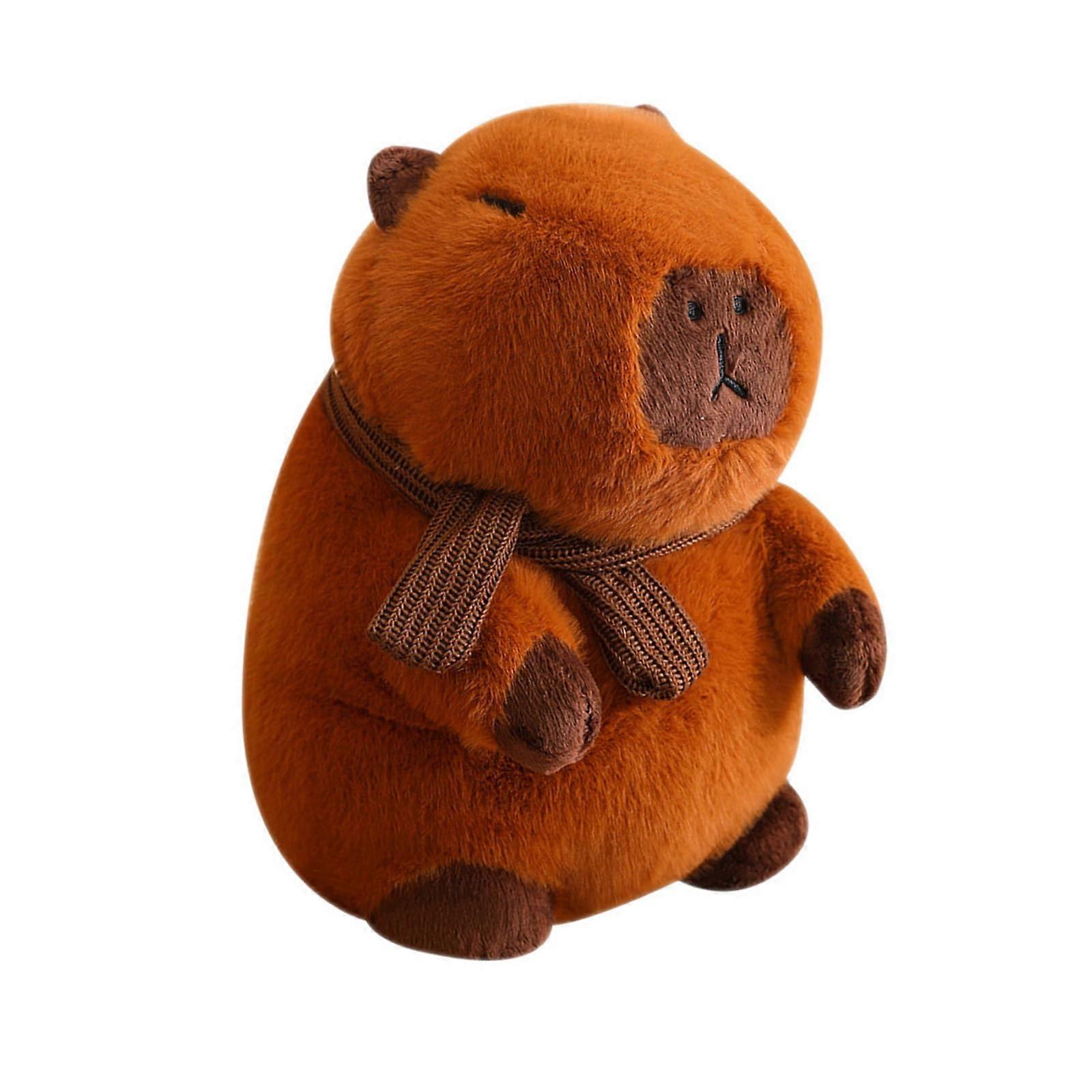 Cartoon Form Seated Plush Toy Stuffed Sleeping Figure Polyester Plush New Year Gift